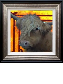Trendy Bull - Original - Black And Silver Framed