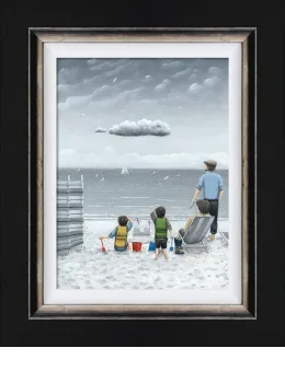 Trouble On The Horizon - Canvas  - Framed