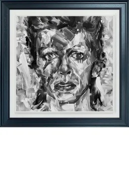 Turn And Face The Strange (Bowie) - Black Framed