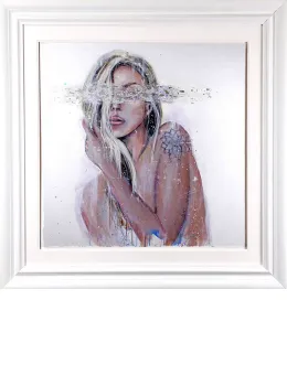 Turning To Dust - White Framed