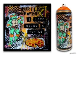 Turtle Power - Original - Black Framed