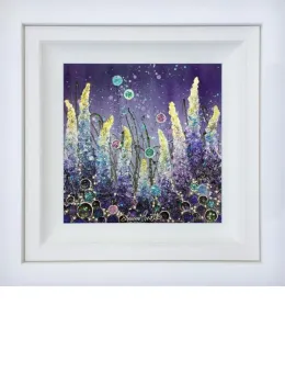 Twilight Shimmer - Original - White Framed