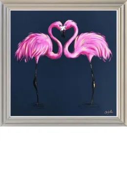 Two Become One - Original - Light Grey Framed