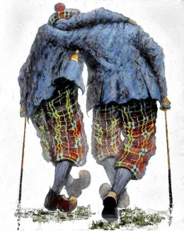 Two Under Par - Mounted