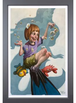 Under The Sea - Canvas - Grey Framed