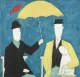 Under The Umbrella - Blue - Print only