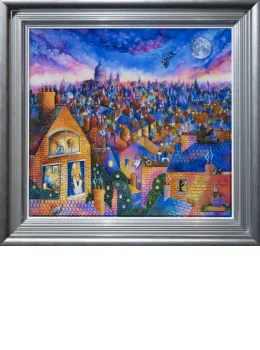 Until The Wind Changes - Silver-Blue Framed