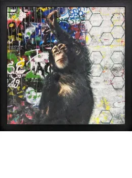 Urban Chimp - Original - Black Framed