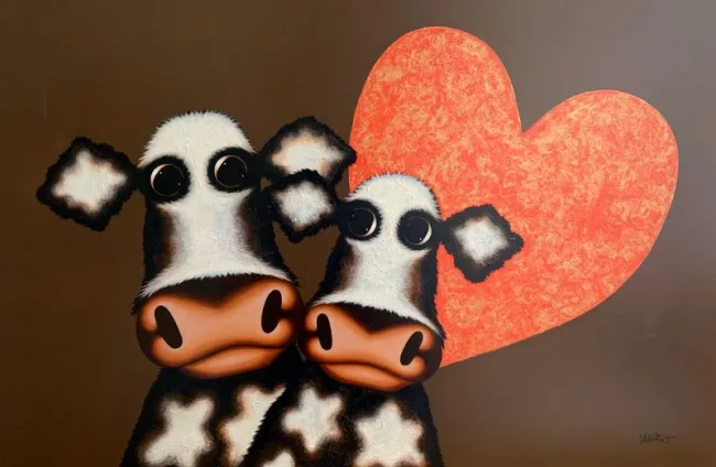 Valentines Forever - Original - Box Canvas Valentines Forever - Original - Box Canvas