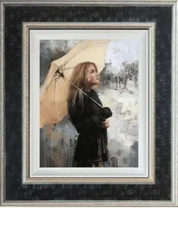 Vanilla Snowdrop - Canvas - Limited Edition - Black Framed