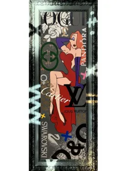 Vogue Vol 3 - Original - Multi Colour Framed