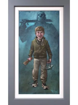 Voorhee's A Jolly Good Fellow - Canvas - Grey Framed