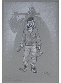 Voorhee's A Jolly Good Fellow!! - Sketch - Mounted