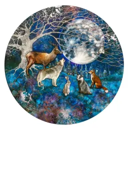 Walking Each Other Home - Unframed Canvas