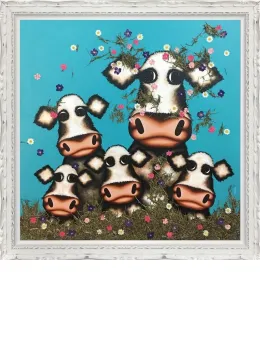 Was It You Little Moo? - Deluxe - Framed