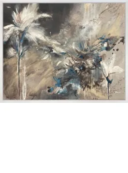 Watching Over The Little Ones - Original - White Framed