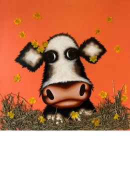 Watermoo Sunset - Original - Box Canvas