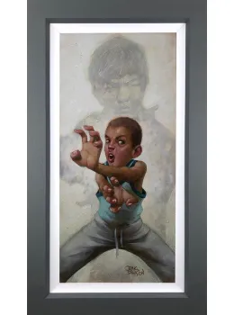 Way Of The Darren - Canvas - Grey Framed