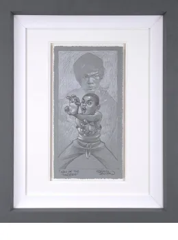Way Of The Darren - Sketch - Grey Framed