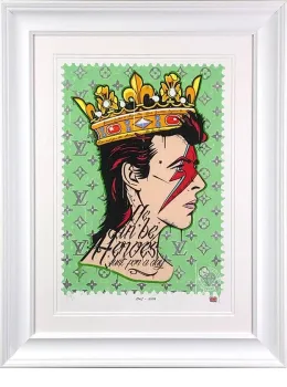 We Can Be Heroes - White Framed
