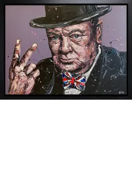 We Have Never Seen A Greater Day Than This - Canvas - Artist Proof Black Framed - Framed Box Canvas