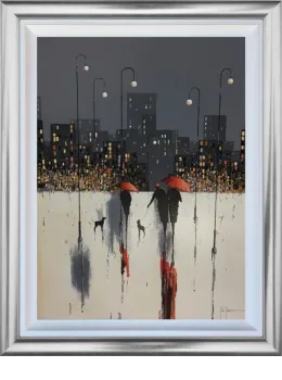 We Laugh Together - Original - Silver Framed