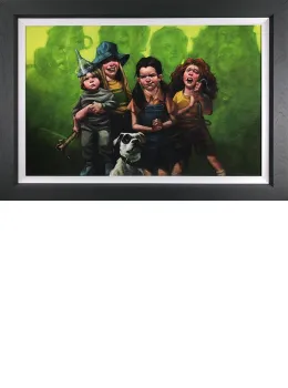 We're Off To See The Wizard (Wizard of Oz) - Canvas - Framed