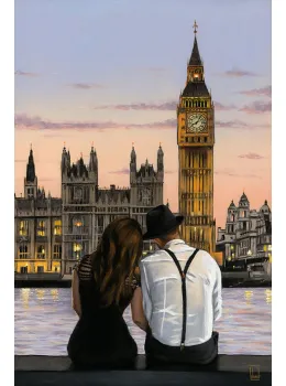 Westminster Sunset - Mounted