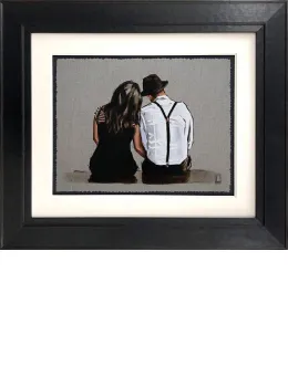 Westminster Sunset - Sketch - Black Framed