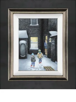 What's For Tea Mam? - Canvas - Framed