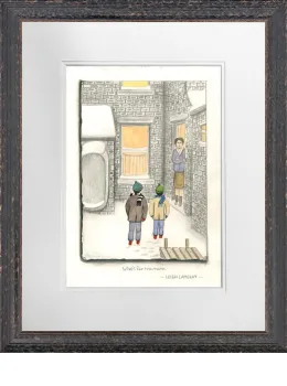 What's For Tea Mam - Sketch - Framed