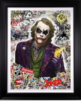 Why So Serious? - Deluxe - Black Framed