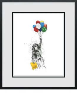 Why Walk When You Can Fly - Black Framed