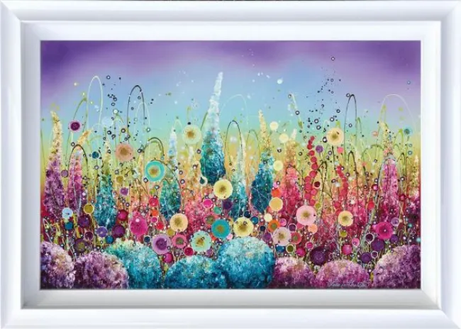 Wild Rainbow - Limited Edition - White Framed