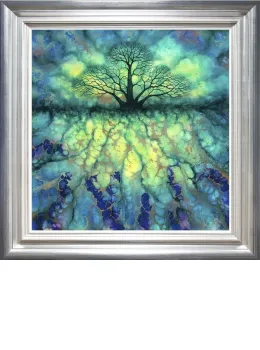 Winters Eden - Silver-Blue Framed