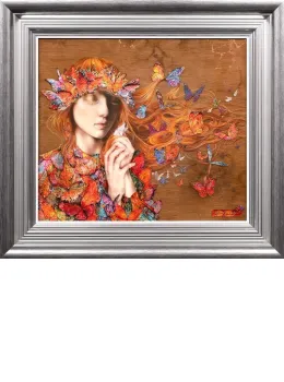 Wish Upon A Paper Butterfly - Silver Framed