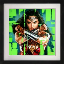 Wonder Woman - Original - Black Framed