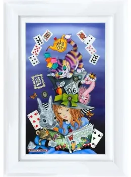 Wonderland - Limited Edition - White Framed