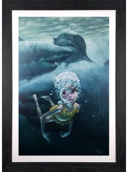 Worse Things Happen At Sea - Canvas - Black Framed