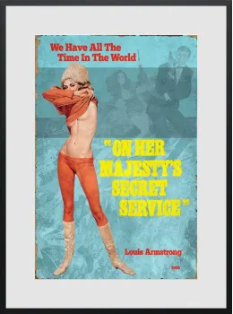 1969 - On Her Majesty's Secret Service - Framed