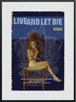 1973 - Live and Let Die - Framed