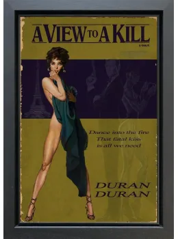 1985 - A View To A Kill - Original - Black Framed