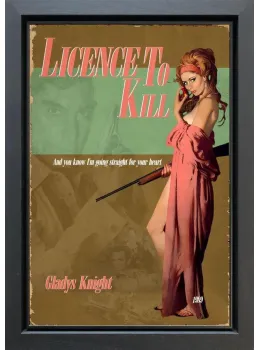 1989 - Licence To Kill - Original - Black Framed