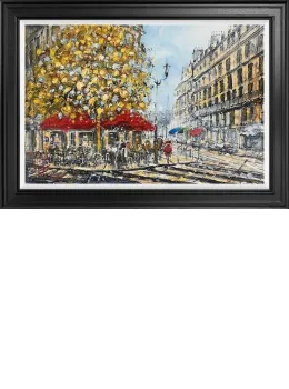 A Day Stroll - Original - Black Framed