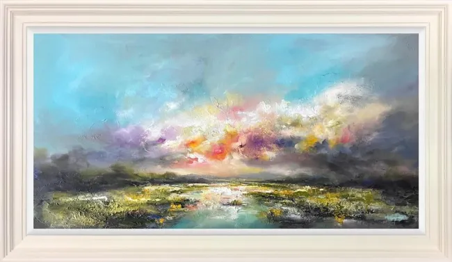 A Ray Of Bliss - Limited Edition - White Framed