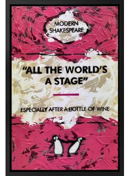 All The Worlds A Stage - Original - Framed