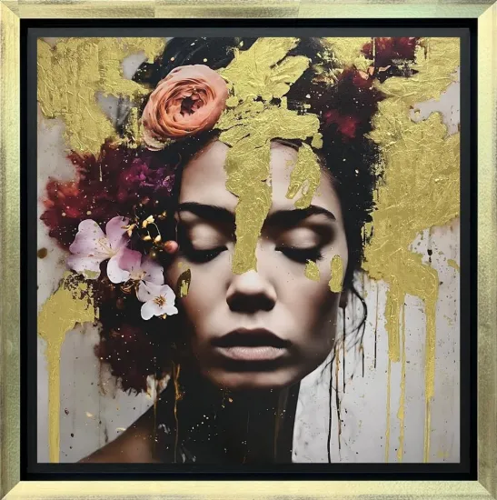 Ava's Amethyst - Original - Framed