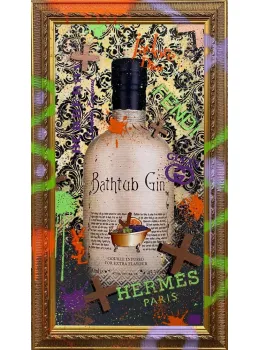 Bathtub Gin - Original - Framed