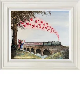 Be In Love Forever - Original  - Cream Framed