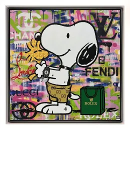 Best Of Friends - Original - White Framed